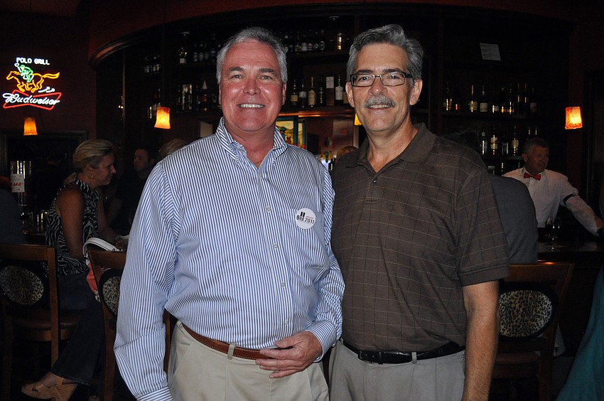 Former State Rep. Ron Reagan and Greg Cerreta came out to show their support for the LWR Remembers 9-11 Flagpole Dedication and Memorial.