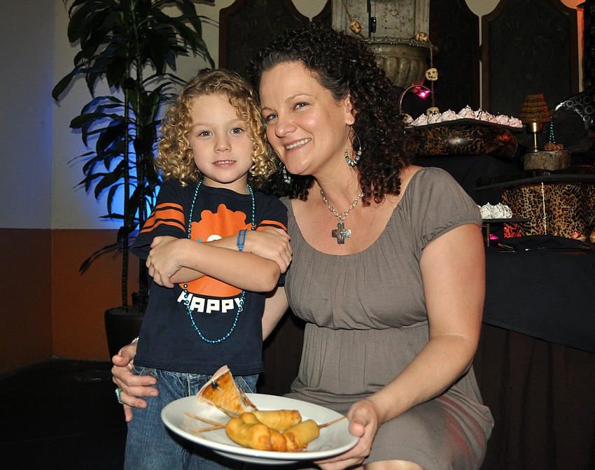 Amanda Barbare enjoyed spending the evening with her 4-year-old son, Max.