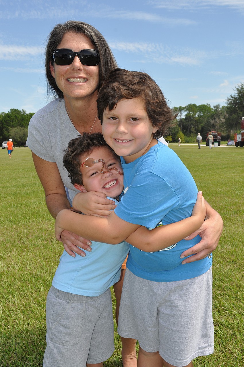 Danielle Pullam attended the festival with her two children: Duke, 4, and Jake, 6.