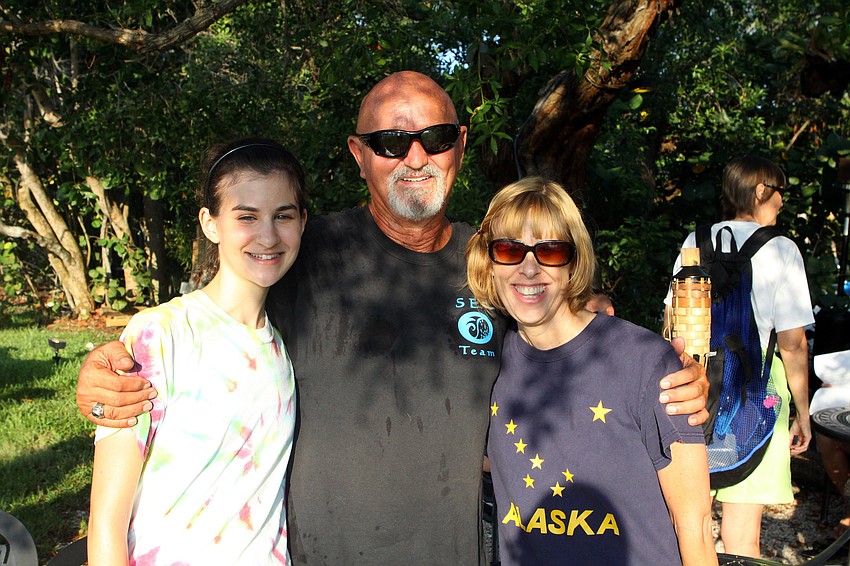 Courtney Hoblock, 15, Larry Hietbrink and Carole Hoblock