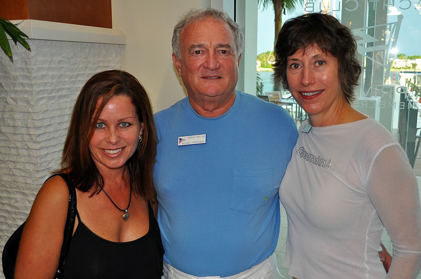 Laurie Birnbach poses with Michael and Ruth Harshman