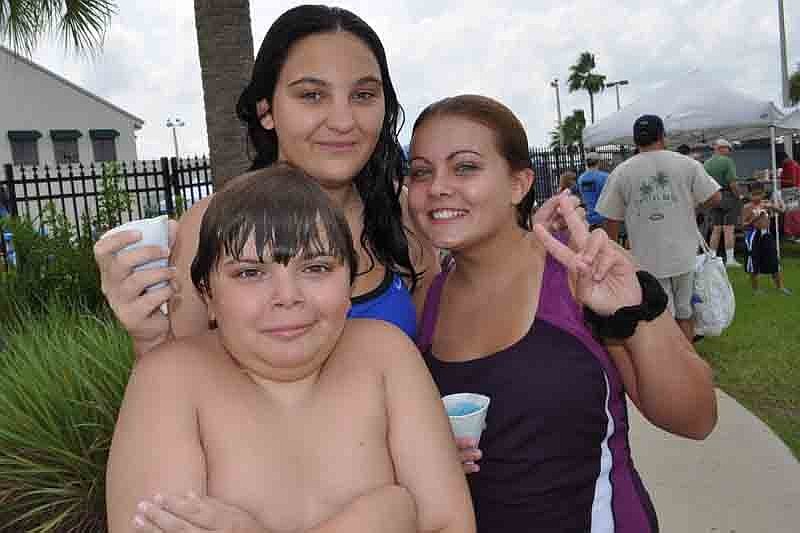 Nick Barion spent the day with his cousin, Nicole Wolfi, and her best friend, Amber Estella.