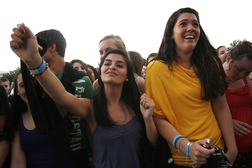 Michelle Cadorette and Monica Clifford had a blast dancing at Rock Out for a Cause.