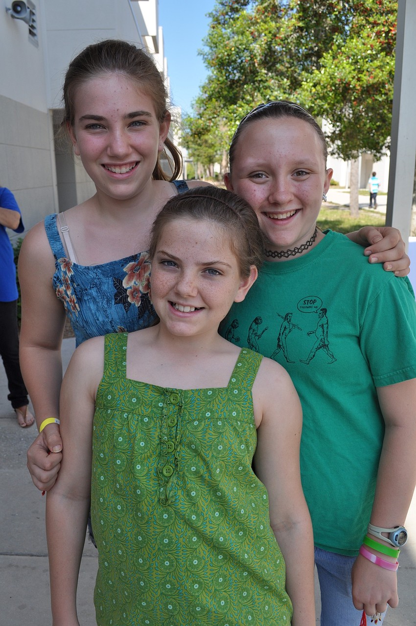 Lillian and Alice Hafner and Arielle Jordan