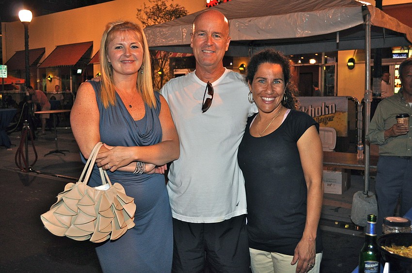 Melanie Denicourt, Jefferson Rogers and Marlene Cooley