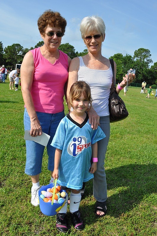 Ann Hallman and Mary Patrick took out their granddaughter Zoe Dubendorf.