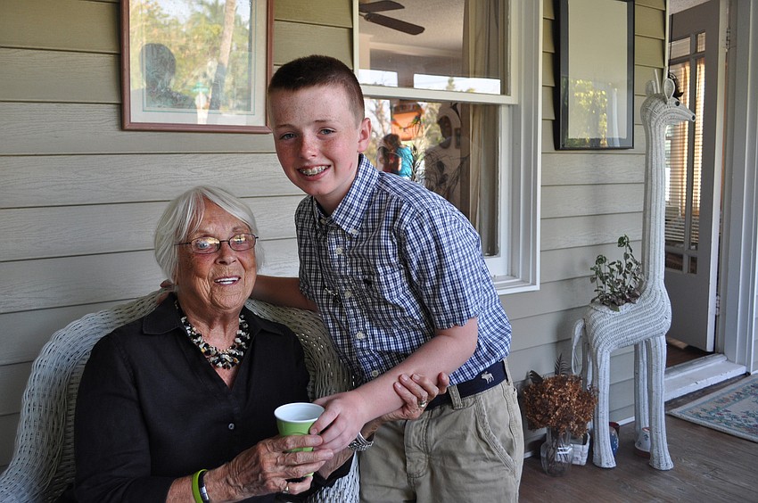 Pauline Feole and Luke Moriarty