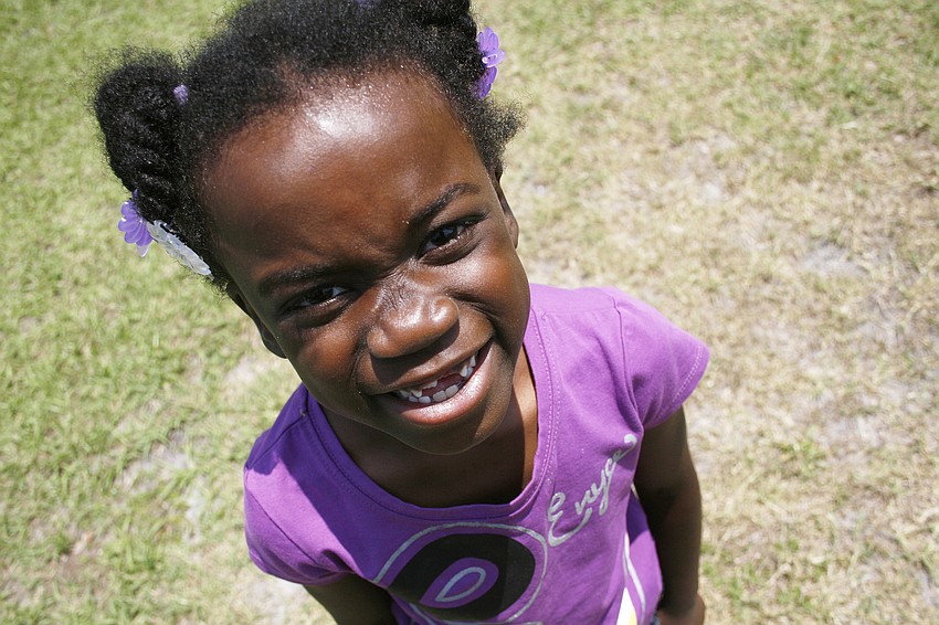 Madison Bugorene was all smiles during this year's Fun Day.