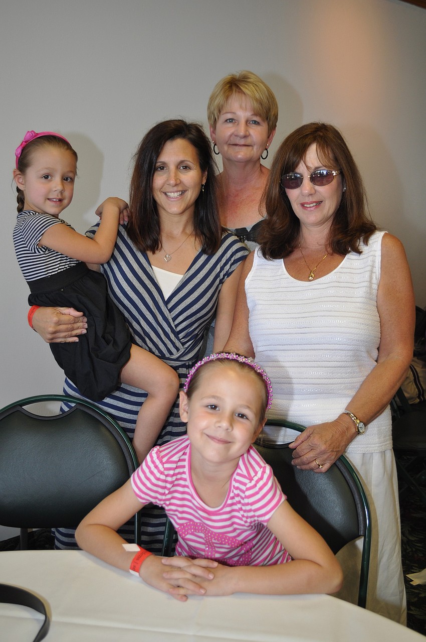Gabriela, Alexandra, Janie and Linda Inverso with Lauren Sciortino