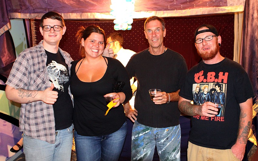 Uprise Collective members Patrick McBrantey, Kassandra Devlin, Brian Marsden and Jack Harris