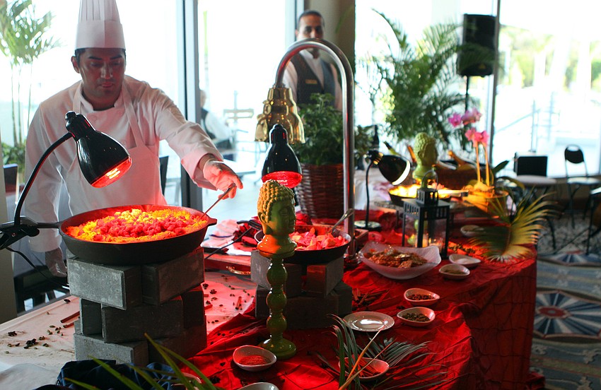 The Thailand table was filled with good food and wine Tuesday, May 17 during the 