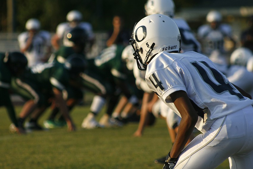 Freshman David Grain got some work as a defensive back.