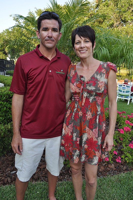 Event chair John Boyle with his wife, Marta