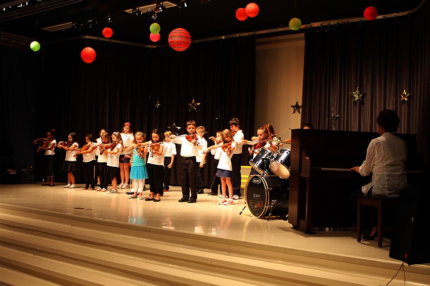 The Phillippi Violin Classes performed Wednesday, May 25 in the Phillippi Shores 
