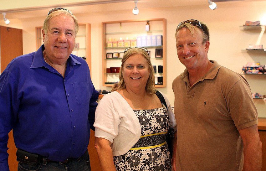 Ray and Jamie Aymerich with Eric Seace