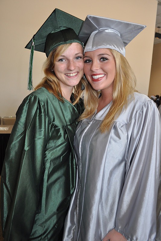 Olivia Cason and Lauren Craton felt a sense of accomplishment.