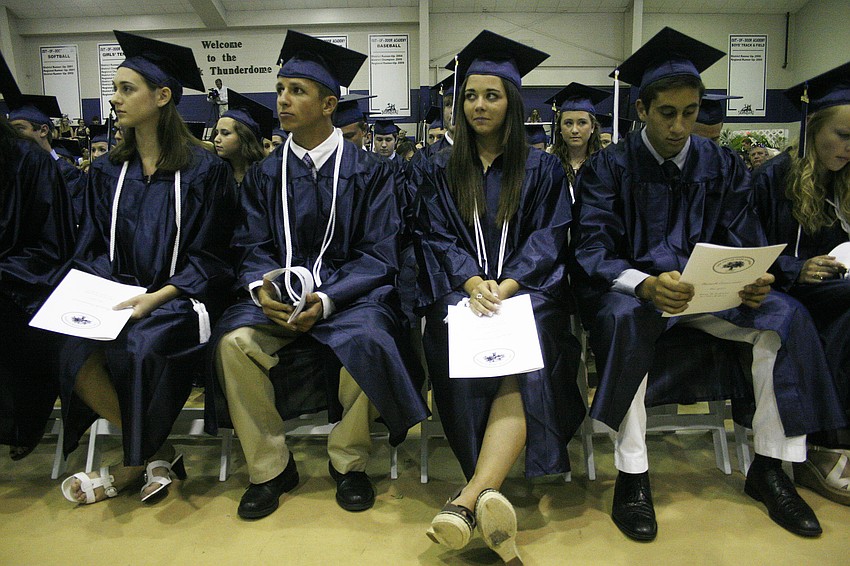 Jessica Bloch, Brenden Bercaw, Reilly Barrett and Mustafa Altajar had front-row seats at ODA's Commencement.