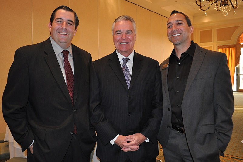 Mike Miele, Ron Reagan and Mike Tullio