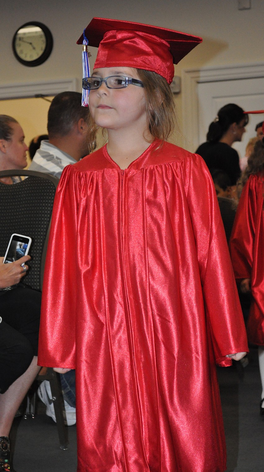 Cayla Weinsberg was the last student to receive her diploma.