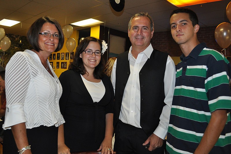 The Chupp family came out in full force. Pictured are Janice, Erika, Ed and Lane.