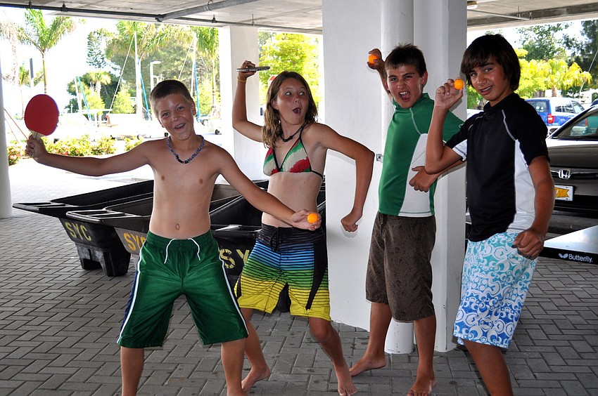 Cade and Lily Nelson with Ethan and Jacob Pilz