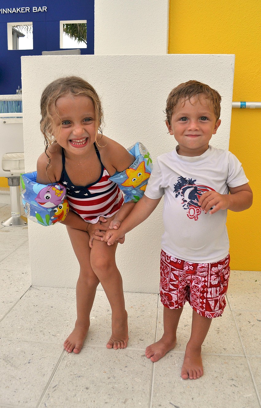 Naomi, 4, and Noah, 2, Cassagnol
