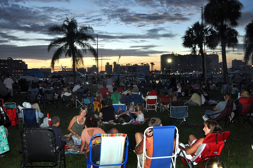 Thousands of people turned out for the Bayfront Fireworks Spectacular Monday, July 4 at Island Park.