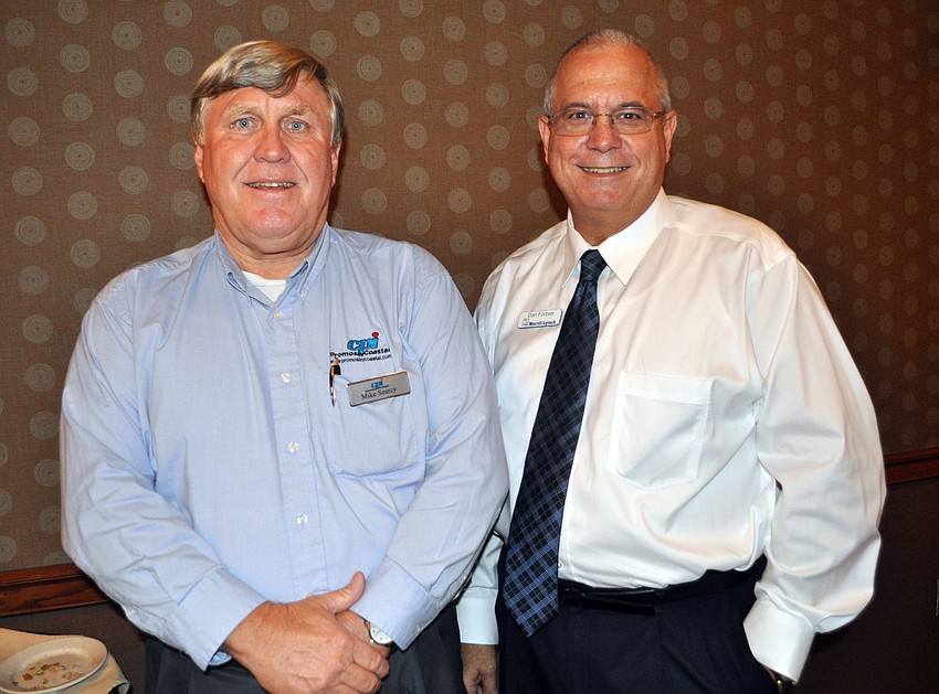 Mike Searcy and Dan Forbes enjoyed getting to meet new people.