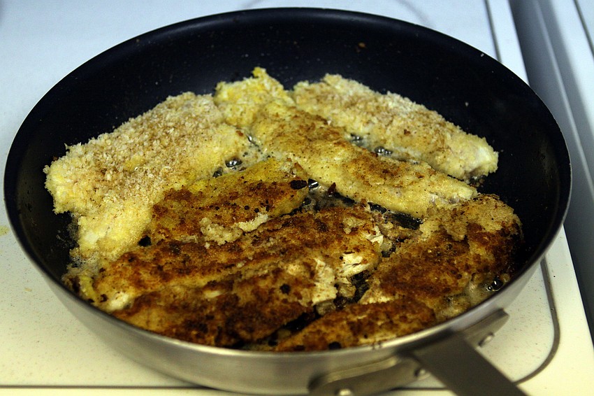 The fish caught by Mark Huber and George Rauch were served Saturday, July 16 at the Christ Church and Spanish Main fish fry.