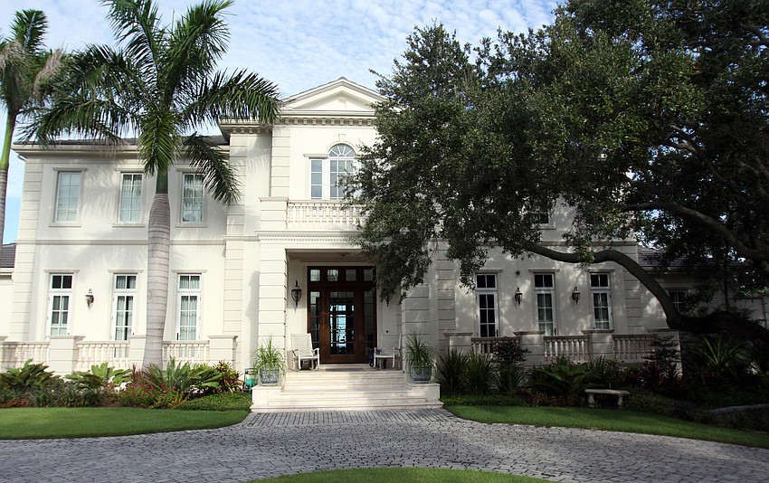 The garden at this private estate is home to more than 125 types of flora.