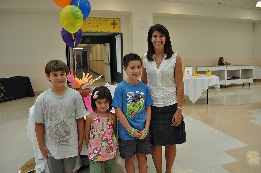Connor Trzcinski with Emi, Alex, and Maria Lutz