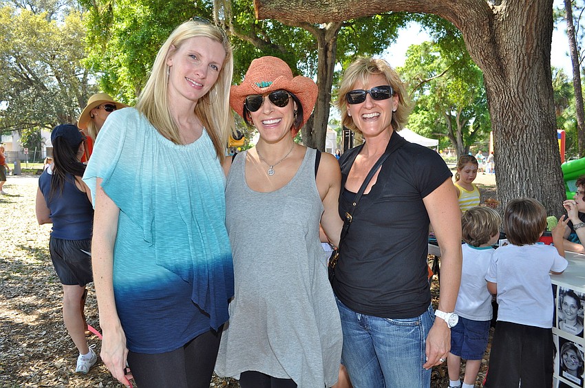 Laurel Bermudez, Erica Rell and Lauren Fineman