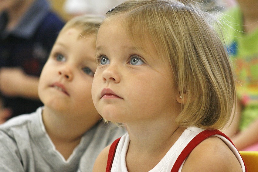 Skye Gongas learned all about the reptiles during the Sarasota Jungle Gardens presentation.