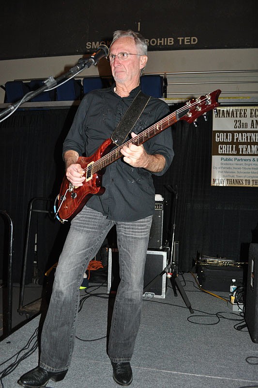 Members of the Billy Rice Band kept the mood lively.