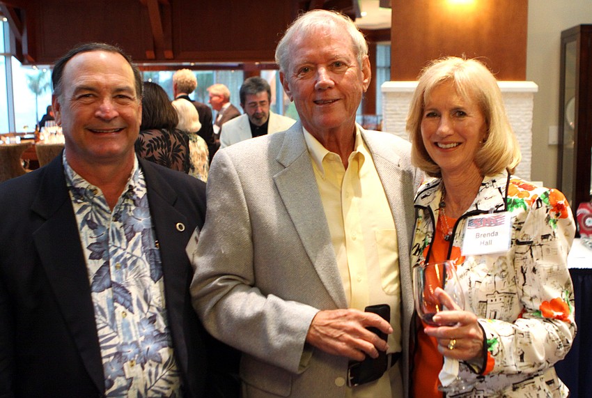 Craig Harvey with Lin and Brenda Hall