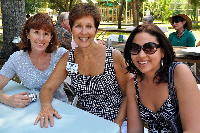 Stacey Leib, Jackie Booth and Michelle Haddad