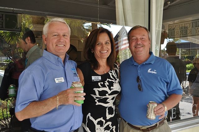 John Wojtyna, Aqua Plumbing & Air, Allie Hueter, GCSI-Paintscape Inc., and Nick Luman, Beachplace