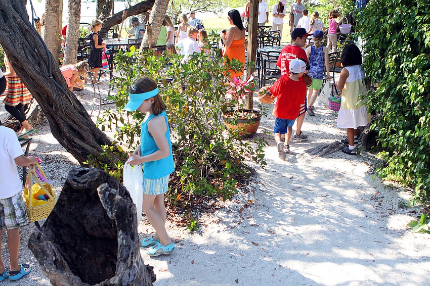 The older kids continue to search their area to see if they have somehow missed an Easter egg.