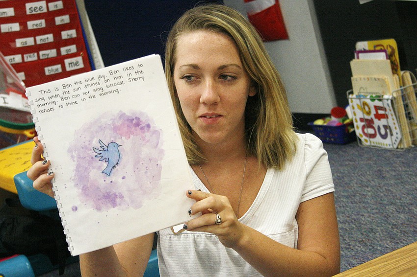 Lakewood student Rachel Shapiro and her group kept the Bashaw students captivated with their story.