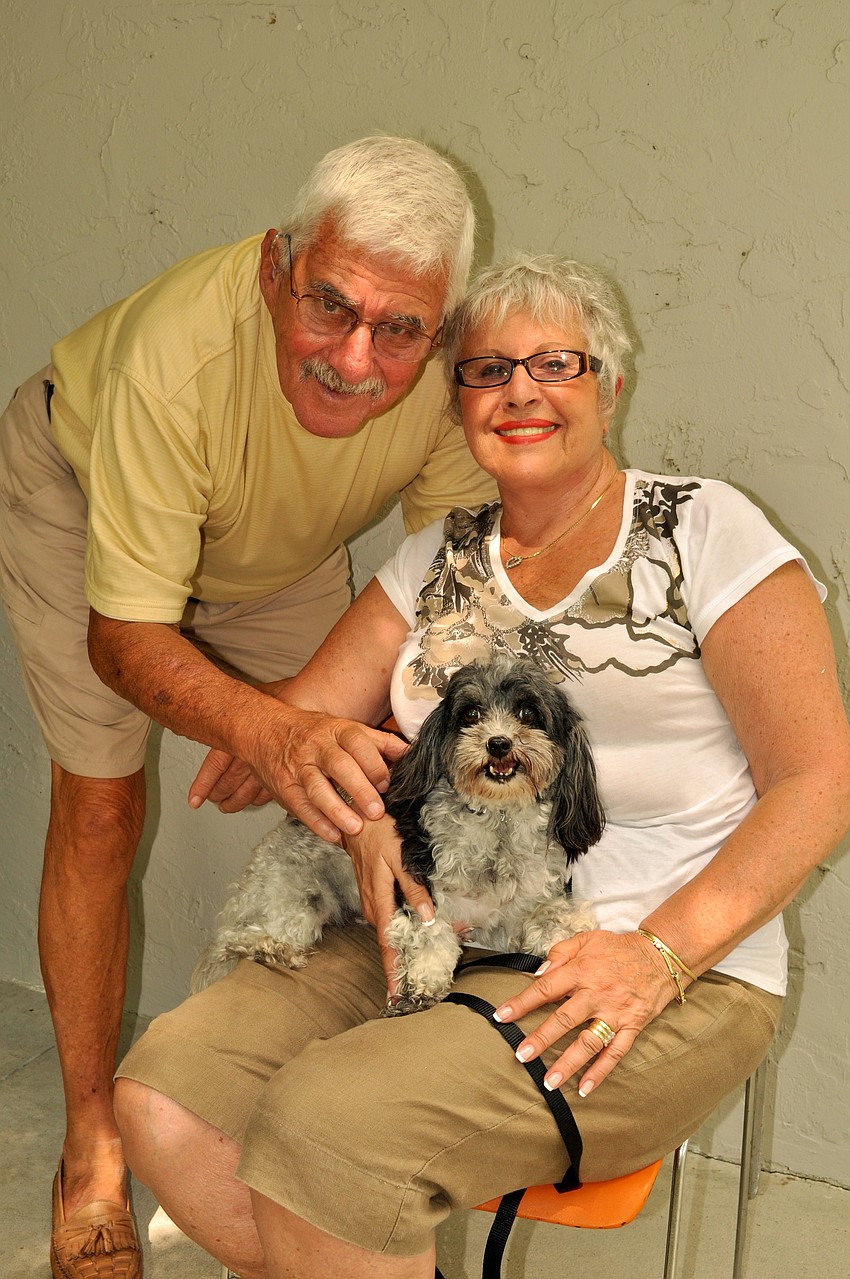 Jerry and Rita Sherr with Biffley