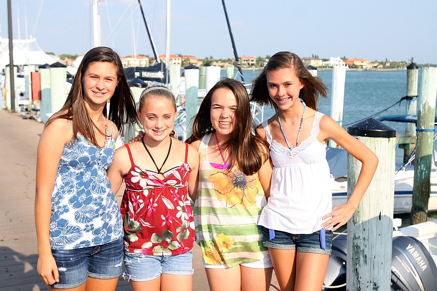 Nicole Wurster, Sarah Strutti, Caroline Kenefick and Morgan Maggi
