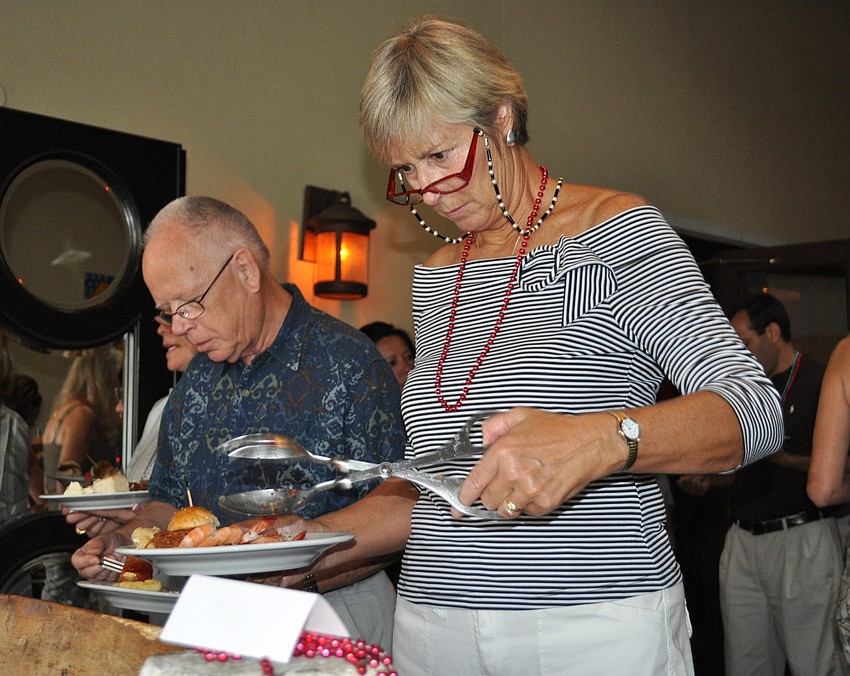 Anna Maria Island resident Jill Morris made sure to sample the authentic Cajun dishes.