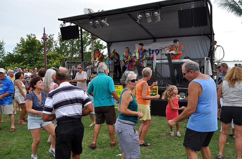 People enjoyed getting down to some classic â€™60s music played by Yesterdayze Friday, July 15 at Friday Fest at the Van Wezel.