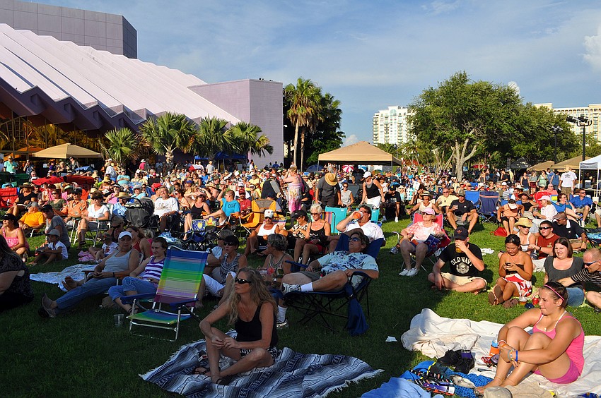 A large crowd came out despite the heat to enjoy music by One Night Rodeo Friday, August 12 during Friday Fest at the Van Wezel.