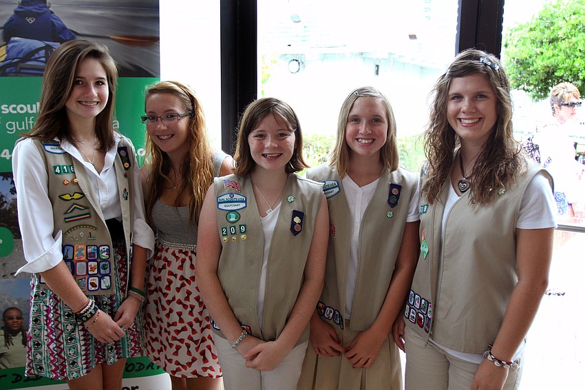 Emma Downey, 17, Angelica Garrison, 15, Skyler Stahlmann, 12, Sydney Hagaman, 12, and Lexi Hagaman, 15