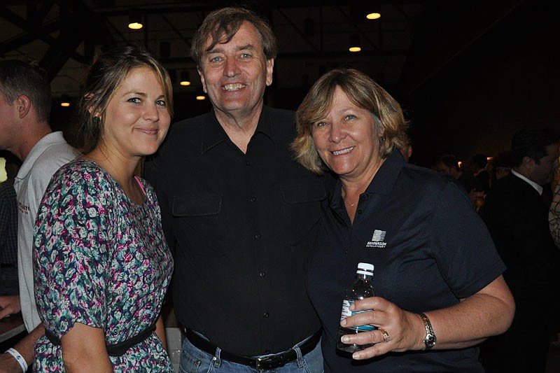 Alexis Benac with attorney Tom Moseley and her mother Betsy Benac of Benderson Development