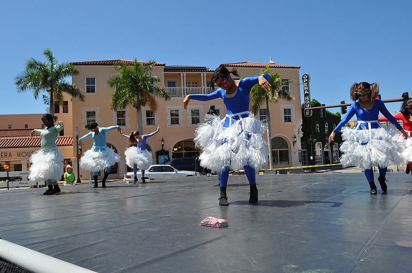 Students from Sarasota Ballet's Dance â€“â€“ The Next Generation perform a Lady Gaga-inspired number.