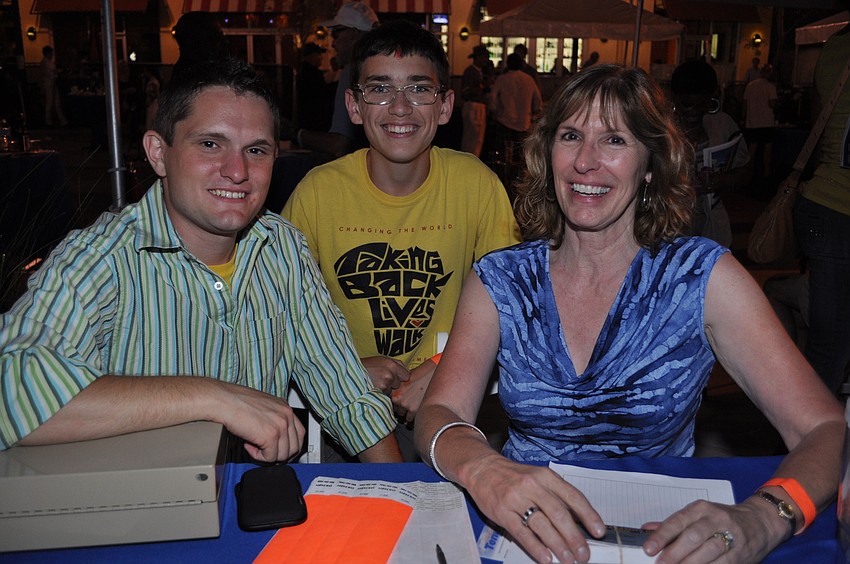 Dan McNeillie, Michael Moran and Kay Yoder