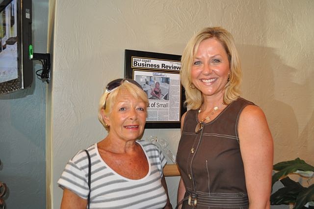 Pam Eustace with Kristi Bonsack, Longboat Key Club and Resort