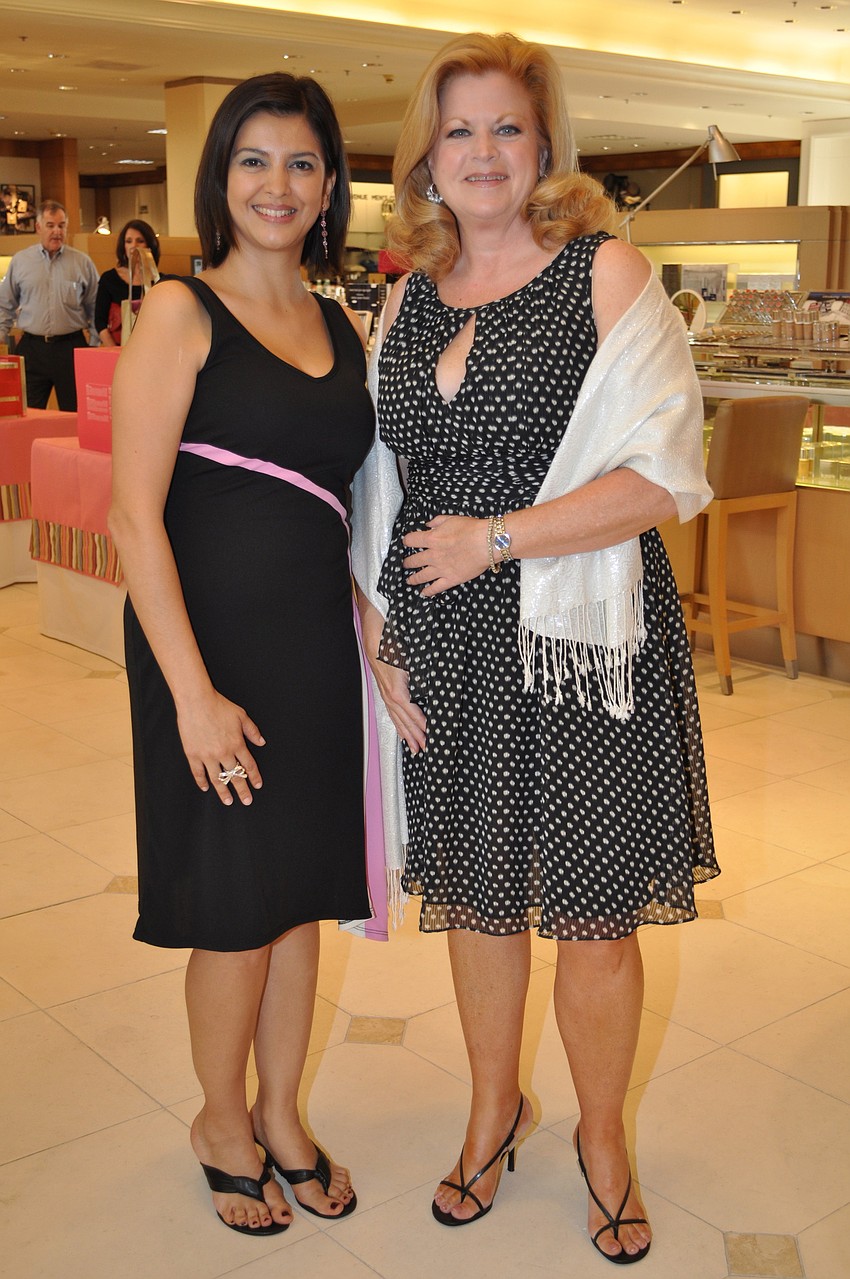 Event chairwoman Daniela Kirvin and Junior League incoming president Lisa Ward